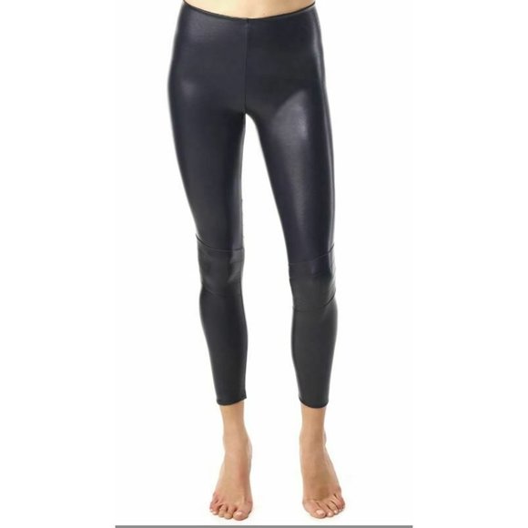 Commando Pants & Jumpsuits Nwot Flaw Commando Control Top Faux Leather Moto Legging Black